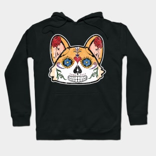 Corgi Sugar Skull Hoodie